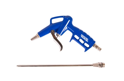 Пневмопістолет продувочний MASTERTOOL GM Ø 2 мм, 2-6 бар + носик 210 мм (81-8743)