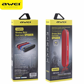 Портативна акустика AWEI Y220 Bluetooth Speaker Red