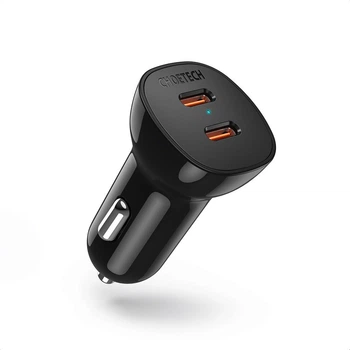 Автомобильное зарядное устройство Choetech TC0008 40W Dual Type-C Fast Car Charger