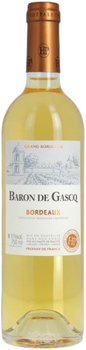 Вино Les Hauts de Palette Baron de Gascq White A.O.C. белое полусладкое 0.75 л 11% (3760087343250)