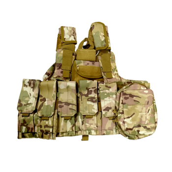 Жилет тактичний військовий розвантаження Tactical Vest A58 multicam камуфляж