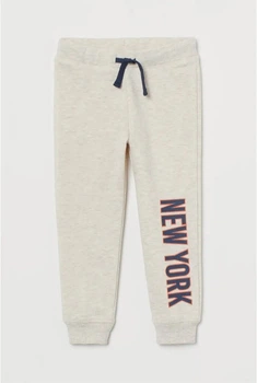 Спортивные штаны бежевые New York H&M 98см (40009068)