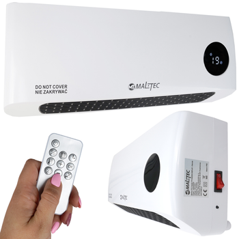 Тепловая завеса керамическая Maltec PT 3800WT с LED-дисплеем + пульт