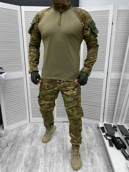 Мужской армейский костюм мультикам для ВСУ (ЗСУ) Tactical тактическая форма убакс и брюки Турция XXXL 7286 (SKU_4363153)