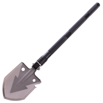 Лопата тактична складна багатофункціональна лопата туристична з насадками та компасом TY-6832