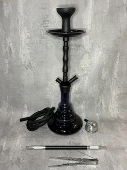 Кальян Deluxe 506 Medium 60 см matt black повний комплект