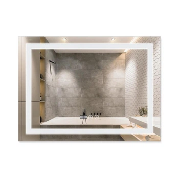 Дзеркало Qtap Mideya (DC-F904) 800х600 з LED-підсвічуванням Touch, з антизапотіванням, димером, рег. яскравості QT2078F904W