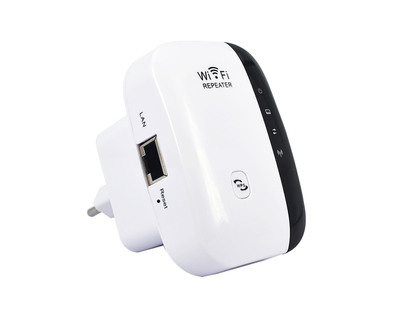 Экстендер усилитель сигнала WI-FI REPEATOR ретранслятор сети 220 В RG-45 Белый Без бренда