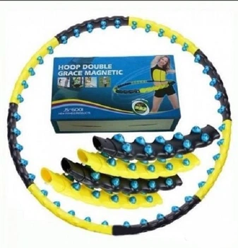 Обруч массажный Хула Хуп с магнитами (JS-6001) Hula Hoop, 1,6 кг., 108 см.