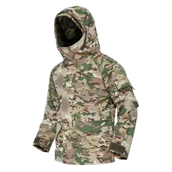 Куртка тактическая зимняя с флисовой подкладкой мультикам XL