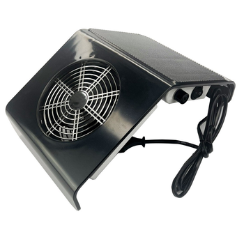 Вытяжка для маникюра настольная 858-2A 40W маникюрная вытяжка маникюрный пылесос черная