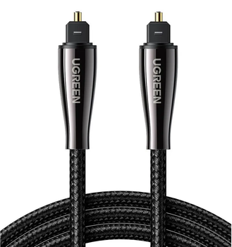 Кабель аудіо Ugreen Toslink оптичний 4.2mm 1М Black (AV108)