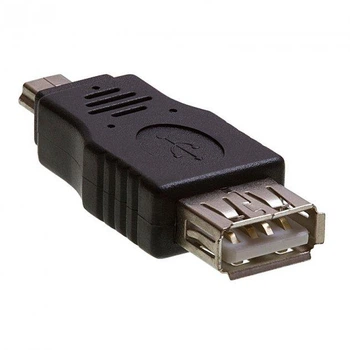 Переходник адаптер OTG SUNROZ USB 2.0 Female - Mini USB Male (мама-папа) (A-48414)