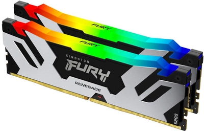 Оперативная память Kingston Fury DDR5-6000 32768MB PC5-48000 (Kit of 2x16384) Renegade RGB Black (KF560C32RSAK2-32)