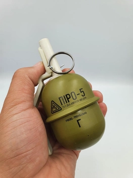 Имитационно-тренировочная граната РГД-5 с активной чекой, горох, (ящик), Pyrosoft