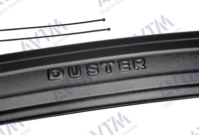 Зимняя накладка на решетку радиатора (матовая) Renault Duster 2010-, (FLMT0138)