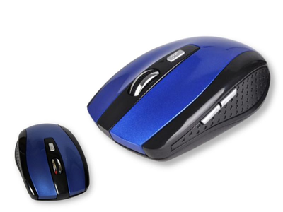 Беспроводная оптическая эргономичная мышь XPRO G109 синяя (2544)