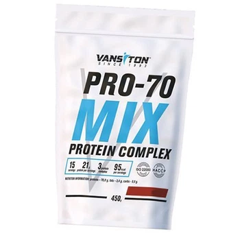 Комплексный Протеин Pro-70 Mega Protein Vansiton 450г Банан (29173007)