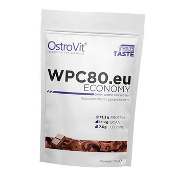 Концентрат Сироваткового Протеїну WPC80.eu economy Ostrovit 700г Шоколад (29250008)