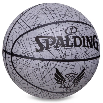 Баскетбольный мяч Spalding Trend Lines, размер 7, для игры в зале и на улице, синтетическая кожа, эксклюзивная цифровая печать, (OB_8B64AA31DF40)