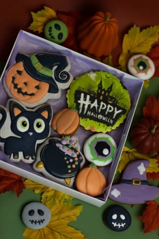 Імбирний пряник Sweets&joys Набір середній "Хелловін" №1 20х20 см