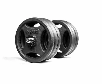 Гантель розбірна металева RN-Sport RN_QTR31, 31 кг