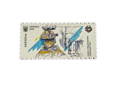 Магніт ЗСУ Сили спеціальних операцій мдф 42*81 мм (113232)
