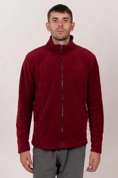 Кофта мужская флисовая TvoePolo XXL Бордовая (7158-13xxl)