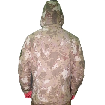 Тактична чоловіча куртка камуфляжна Softshell Flas Thermal XXL