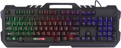 Клавіатура Maxxter KBG-UML-01-UA USB Black