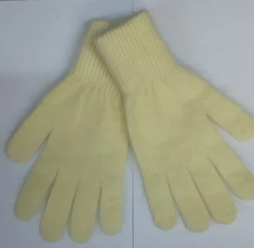 Рукавички жіночі теплі вовна ангора Malisa accessories 09396 One Size Лимонний
