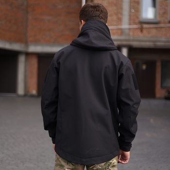Військова тактична куртка Soft Shell Grifon чорний розмір 50