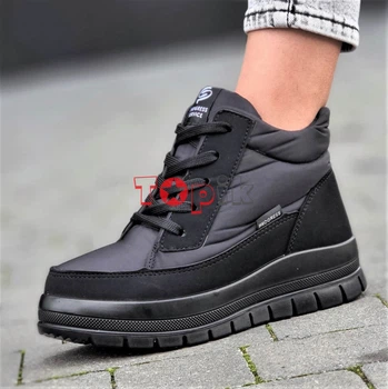 Дутики женские короткие черные зимние супермодные 38р Код 3060