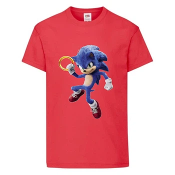 Футболка дитяча Соник з кільцем (SONIC) червона (snc rd-5) 116 см