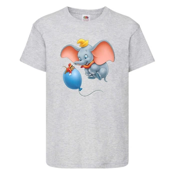 Футболка детская Дамбо (Dumbo) серо-лиловый (top DMB2 gr) 164 см