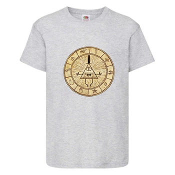 Футболка дитяча Гравити Фолз Білл шифр (Gravity Falls Bill) сіра (GF gr-1) 164 см
