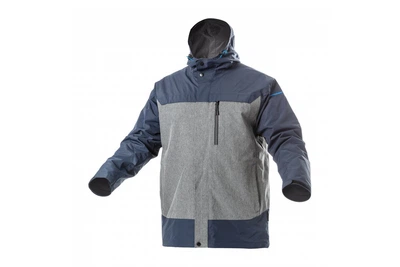 Куртка водостойкая Hoegert темно-синяя/серая XL (54) HT5K248-XL