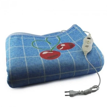 Электропростынь, простынь электрическая Electric blanket 150х160см (голубая)