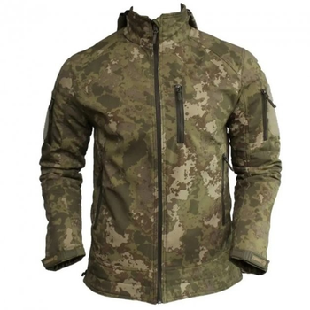 Куртка тактична військова Combat Софтшел Soft-Shell ЗСУ Туреччина L Мультикам