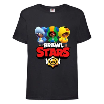 Футболка дитяча Бравл Старс Всі Герої (Brawl All Stars Hero) чорна (BS blc-3) 140 см