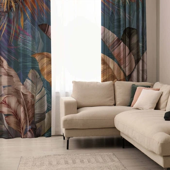Готовый комплект штор AdaHome 290х250см Блэкаут P316-1