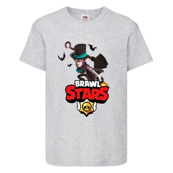 Футболка дитяча Бравл Старс Мортис 2 (Brawl Stars Mortis 2) сіра (BS gr-1) 152 см