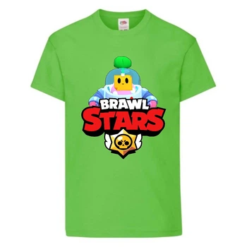 Футболка дитяча Бравл Старс Споут (Brawl Stars Spout) светлозеленого (BS ligr-9) 104 см