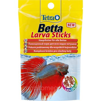 Корм Tetra BETTA Larva Sticks 5 г (4004218259317)