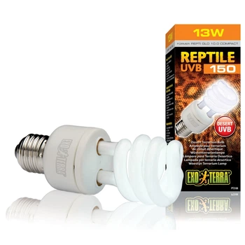 Ультрафіолетова лампа для тераріуму Exo Terra REPTI GLO 10.0/13W UVB150 Е27 (15561221887)