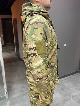 Куртка тактична, Yakeda, Мультикам, розмір XXL, підкладка — фліс, демісезонна куртка для військових