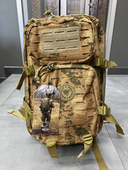 Військовий рюкзак 50 л WOLFTRAP, Камуфляж, тактичний рюкзак для військових, армійський рюкзак для солдатів