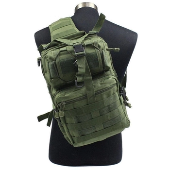 Сумка-рюкзак тактическая военная A92 800D, олива
