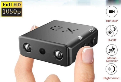 Мини камера QZT XD Wi-Fi Беспроводная мини камера видеонаблюдения с записью и ночной съемкой