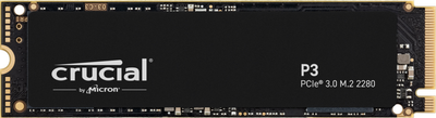 SSD диск Crucial P3 2TB M.2 2280 NVMe PCIe 3.0 x4 3D NAND TLC (CT2000P3SSD8)